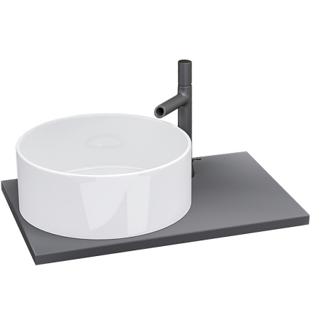 Столешница под раковину Grossman Флай 80 508002 серая 80 см фото