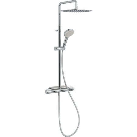 Душевая система (стойка) Jacob Delafon Metro E26589-CP с полкой фото