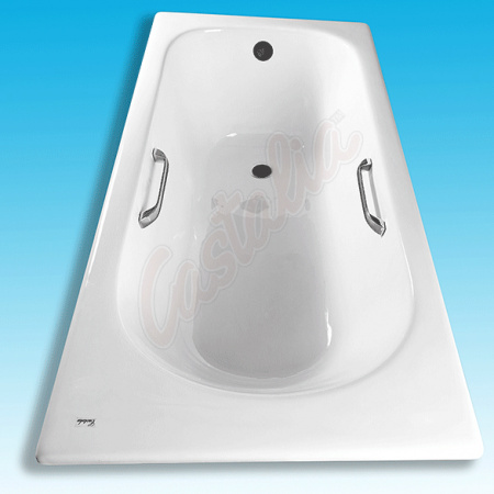 Чугунная ванна Castalia 150x70 с ручками фото