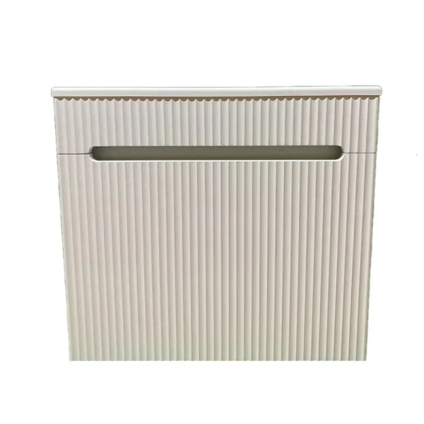 Тумба под раковину Sintesi Style STL.W7025 столешница белая / белая матовая фото