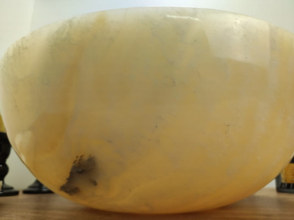Накладная раковина из оникса Indo Bowl Yellow Small  BO-00366 фото