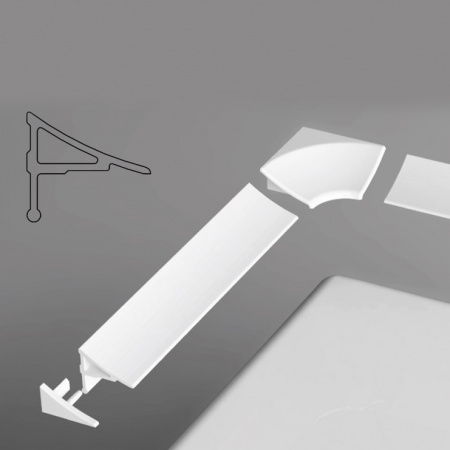 Универсальная декоративная планка Ravak XB442000001 6/2000 фото