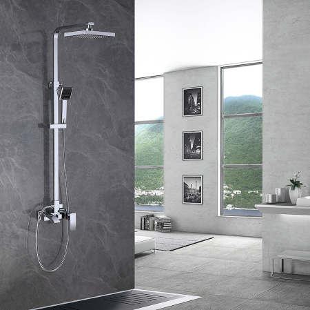 Душевая система Abber Wasserfall AF8616 Хром фото