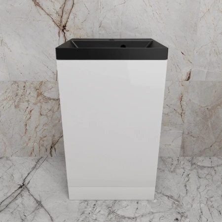 Тумба напольная Style Line Моно ЛС-00002449 белая фото