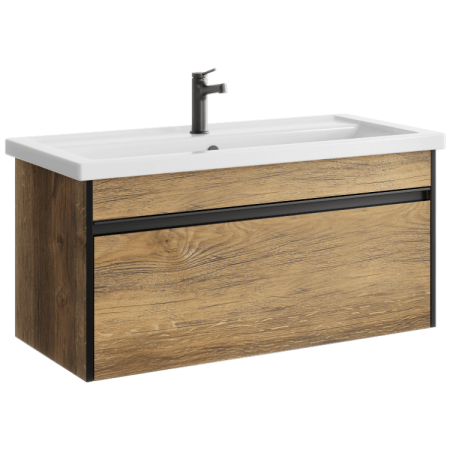 Тумба под раковину Aqwella Urban 100 URB0110DB дуб балтийский фото