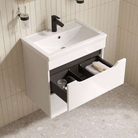 Подвесная тумба с раковиной Iddis Ray RAY60W0i95K 60 см фото