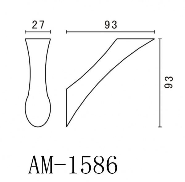 Крючок для ванной одинарный Art&Max Elegant AM-E-1586 хром фото