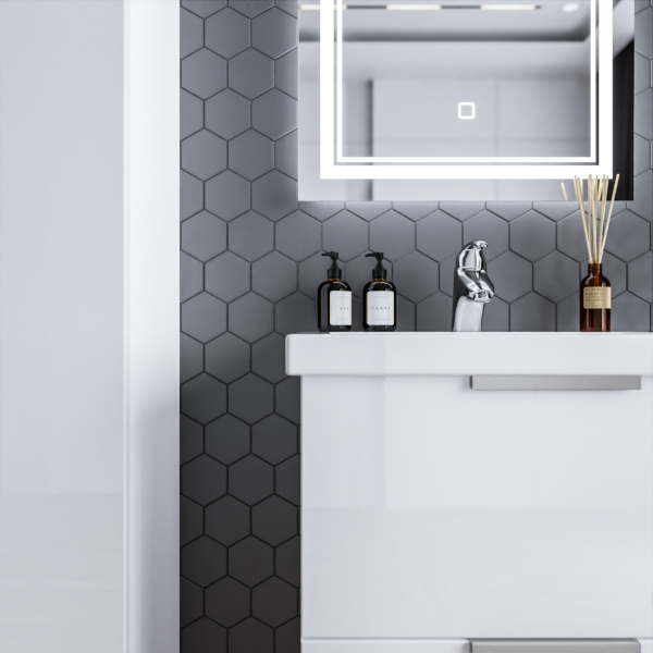 Тумба с раковиной Бриклаер Хелена 60 4627125416354 фото