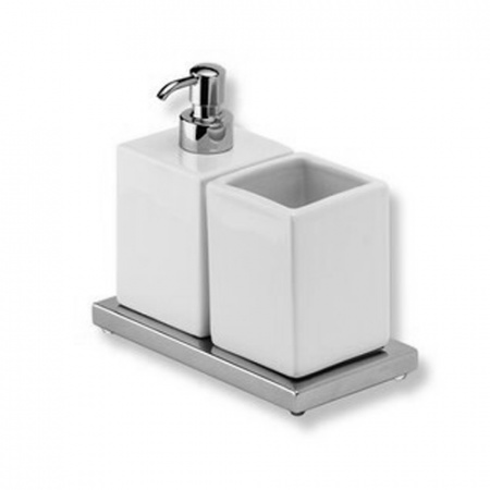 Подвесной дозатор жидкого мыла со стаканом IBB Xoni XO16D фото