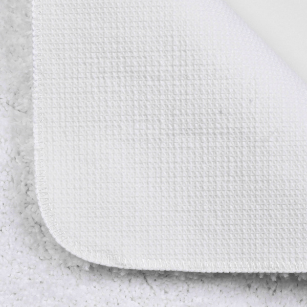 Коврик для ванны WasserKRAFT Kammel BM-8345 White 55x57 фото