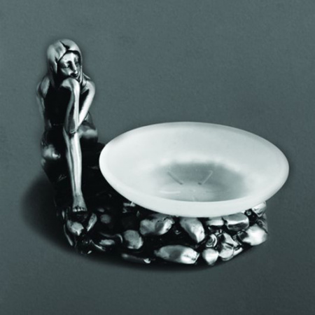 Мыльница настольная Art&Max Juno AM-B-0071C-T серебро фото