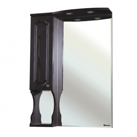 Зеркало-шкаф с подсветкой Bellezza Камелия-75 венге фото