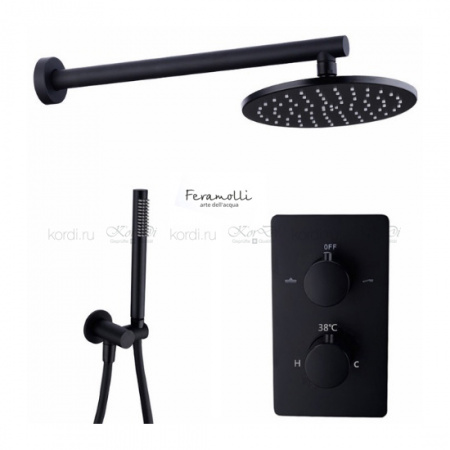Душевая система скрытого монтажа Feramolli Thermo BL705-12 фото
