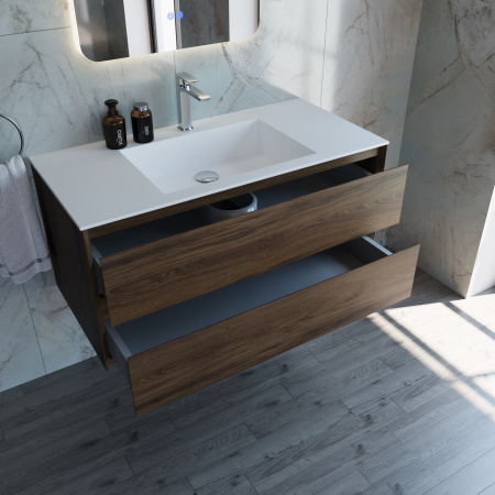 Тумба под раковину Vincea Luka VMC-2L100CO C.Oak фото
