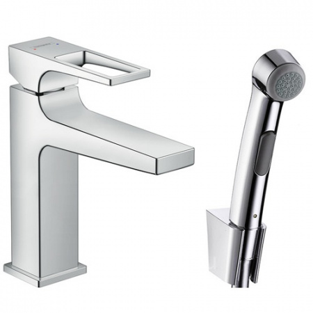 Смеситель для раковины с гигиеническим душем Hansgrohe Metropol 74522000 фото