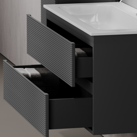 Тумба под раковину Sancos Folk FL60GS Grey soft фото