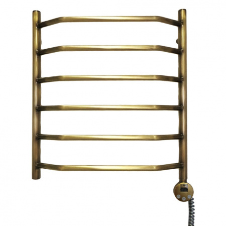 Полотенцесушитель электрический Domoterm Лаура П6 (500х600) (бронза) правый фото