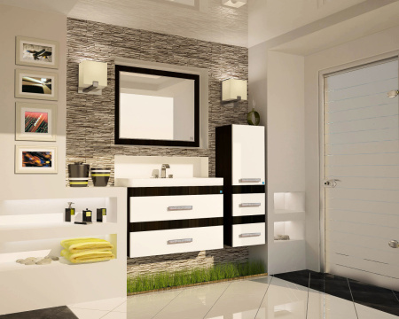 Шкаф-пенал Style Line Сакура 36 ЛС-00000072 Люкс Plus фото