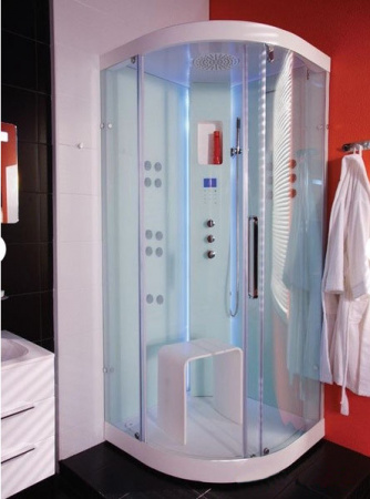 Гидромассажная кабина с паром Am.Pm Inspire W5AC-806-095 95x95 фото