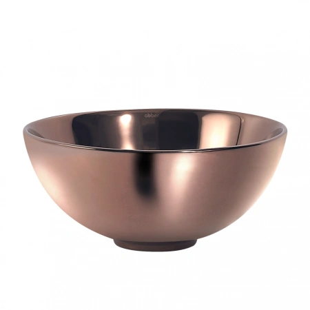 Накладная раковина Abber Bequem AC2106RG 32x32 розовое золото фото