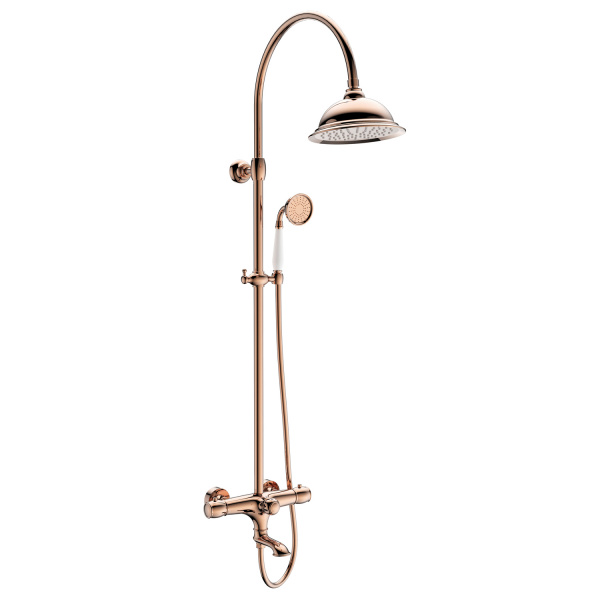Душевая система (стойка) AltroBagno Beatrice 030403 R Or розовое золото фото