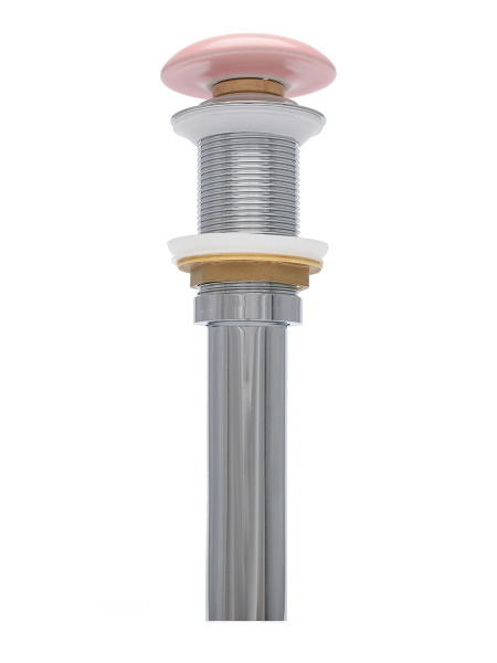 Донный клапан для раковины без перелива AQUAme AQM7002-0MP розовый матовый фото