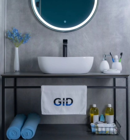 Накладная раковина Gid Luxe Line  D1333 45,5х32 фото