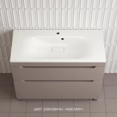 Тумба напольная Style Line Остин 100 ЛС-00002402 тауп темный фото