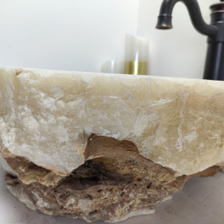 Накладная раковина из оникса Erozy Green EO-00771(45*40*15см) фото