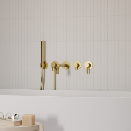 Смеситель для ванны Omnires Y Y1237/1GLB золото брашированное фото