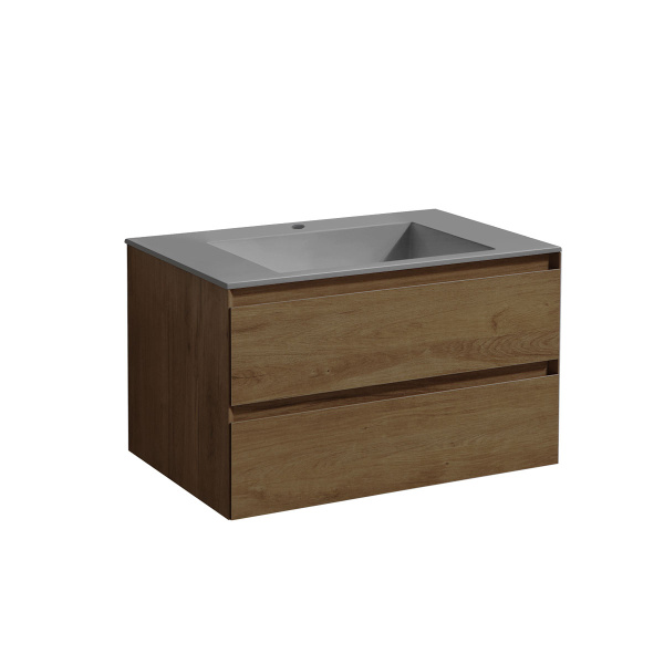 Тумба под раковину Vincea Luka VMC-2L800TO T.Oak 80 см фото