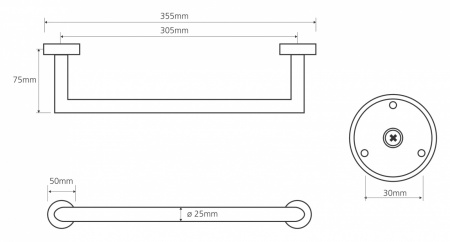 Поручень Bemeta Omega 104307611 фото