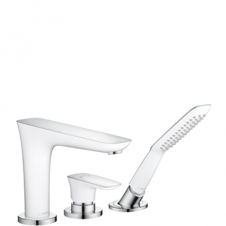 Смеситель на борт ванны на 3 отверстия Hansgrohe PuraVida 15432400 фото