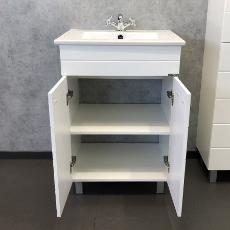 Тумба Comforty Модена М-60 с раковиной Quadro 60 фото