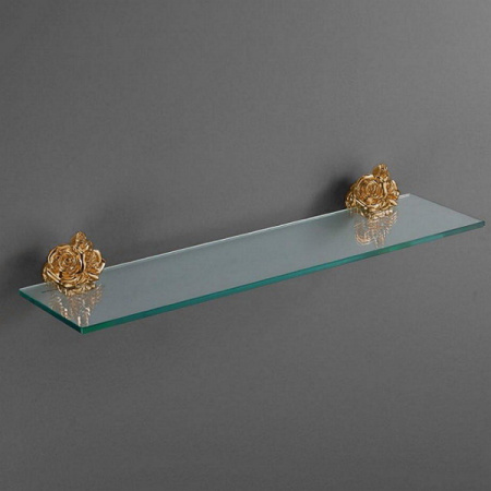 Полка стеклянная Art&Max Rose AM-B-0913-B бронза фото