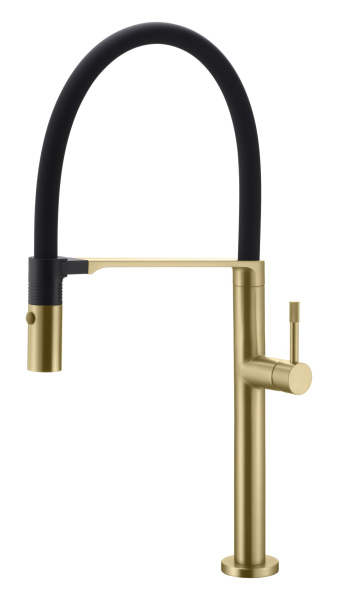 Смеситель для кухни Boheme Uno 114-MG MATT GOLD фото