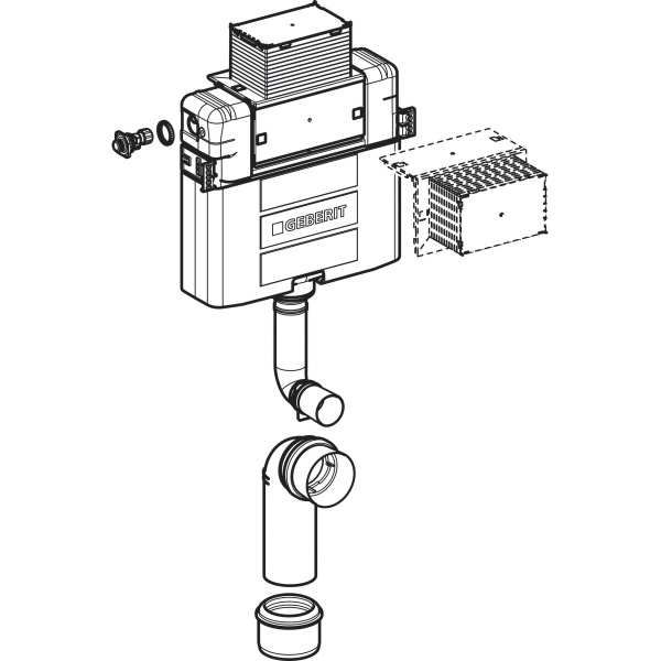 Бачок скрытого монтажа Geberit Omega 12 109.050.00.1 фото