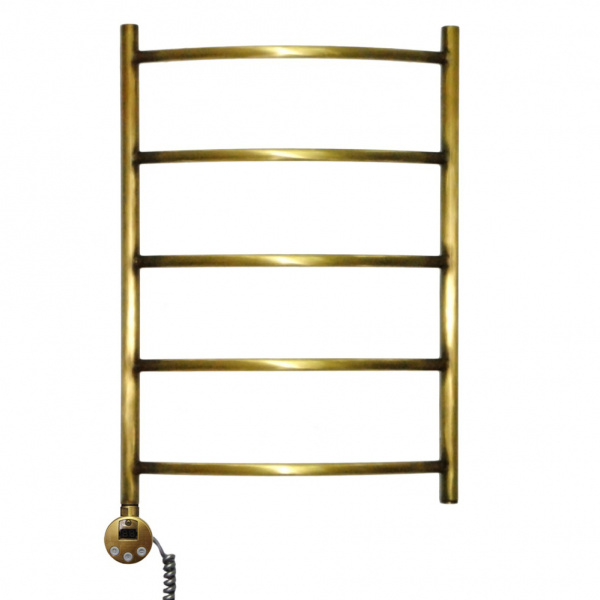 Полотенцесушитель электрический Domoterm Калипсо П5 (500х500) (бронза) левый фото