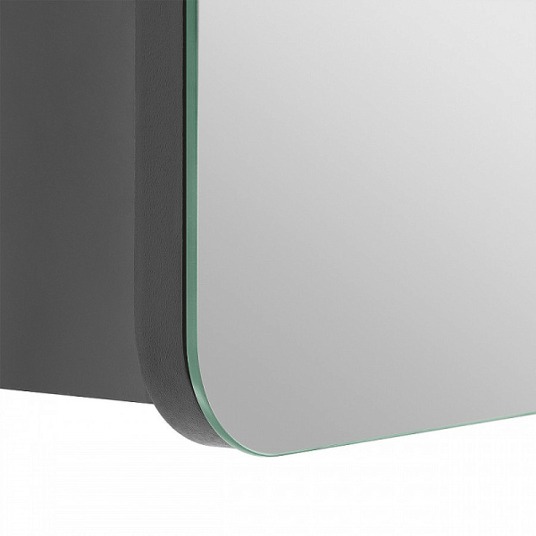 Зеркальный шкаф Акватон Ар-Деко 85 1A280602DD8D0 серый кобальт фото