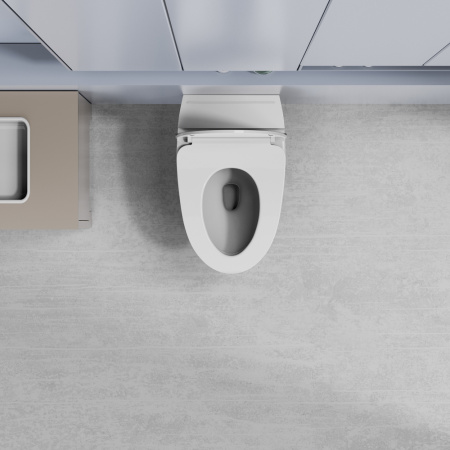 Унитаз приставнойсо с импульсным смывом Abber Bequem AC1125P фото