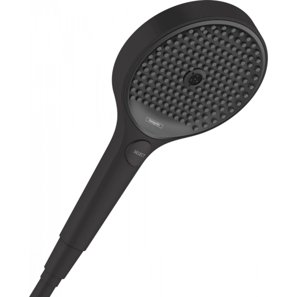 Душевая лейка Hansgrohe Rainfinity 130 3jet 26865670 черная матовая фото