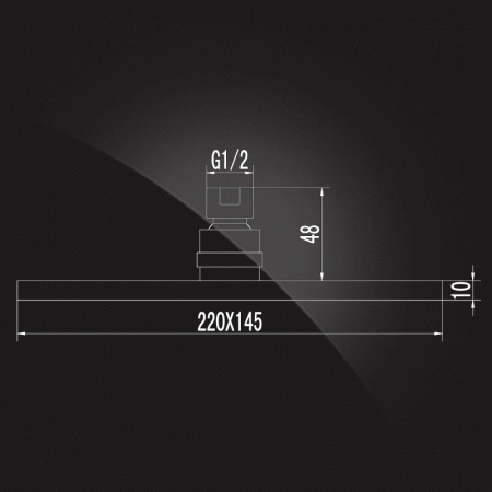 Верхний тропический душ Elghansa Shower Head CER05 фото