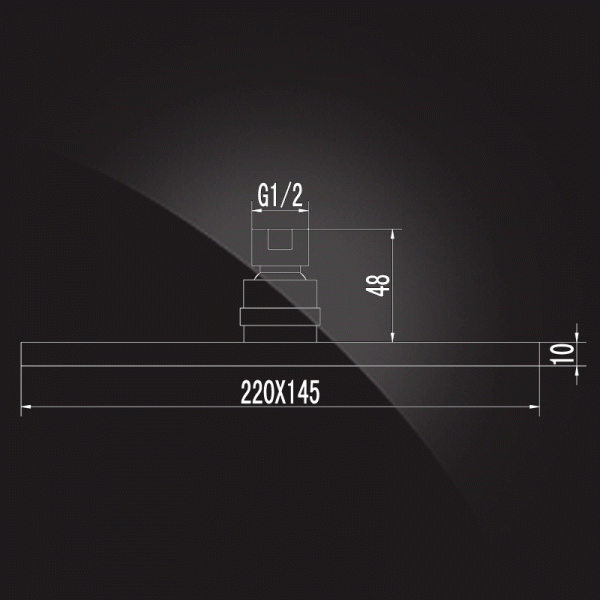 Верхний тропический душ Elghansa Shower Head CER05 фото