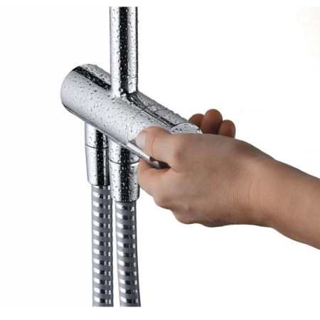 Душевая система Hansgrohe Vernis Shape Showerpipe 230 1jet Reno 26282000 хром фото