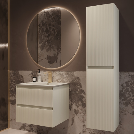 Тумба под раковину Vincea Welle 60 VMC-2WL600MBG M.Beige Soft-touch фото