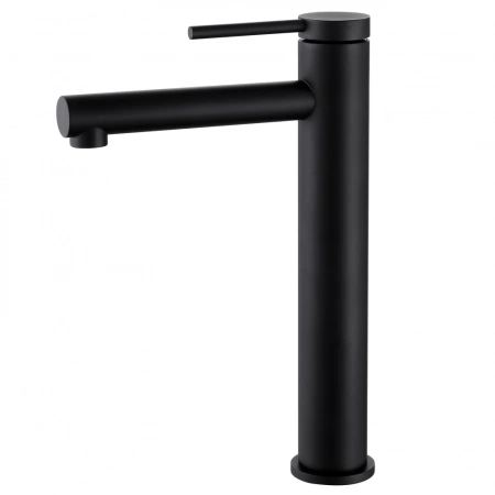 Высокий смеситель для раковины Abber Emotion AF8811B черный матовый фото