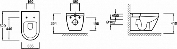 Унитаз c инсталляцией Jacob Delafon Rodin+ E21749RU-00 фото