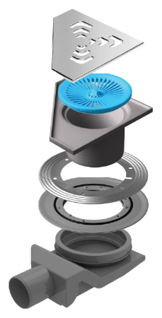 Душевой трап Pestan Confluo Standart Angle2 фото