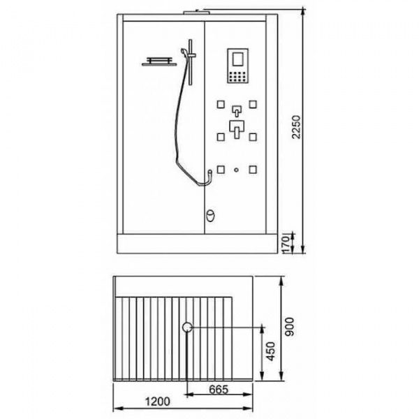Душевая кабина Eago DZ959 F8 L/R фото