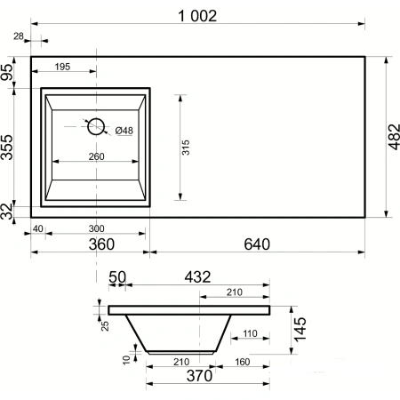 Раковина Style Line Даллас 100 СС-00000516 L/R фото